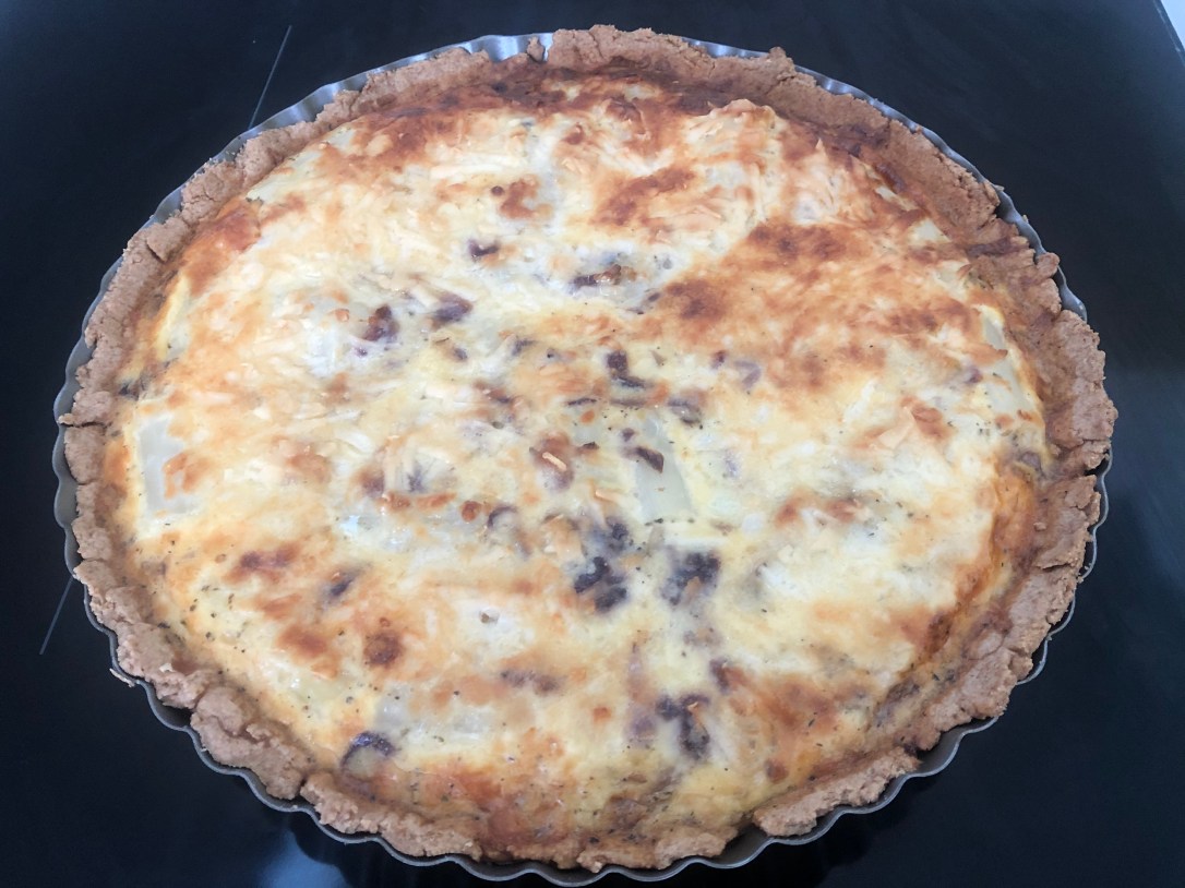 Spargel-Quiche mit Mürbteig