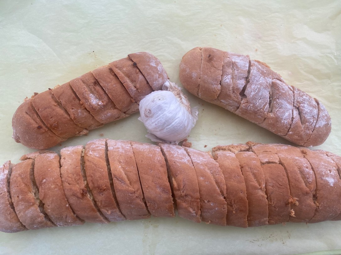 Dinkel-Knoblauchbaguette