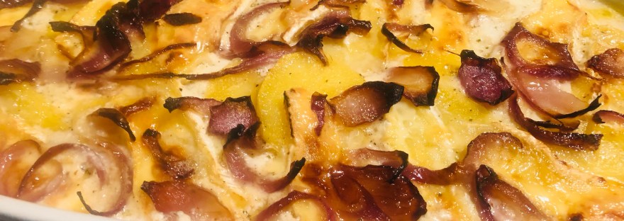 Erdäpfel-Brie-Gratin