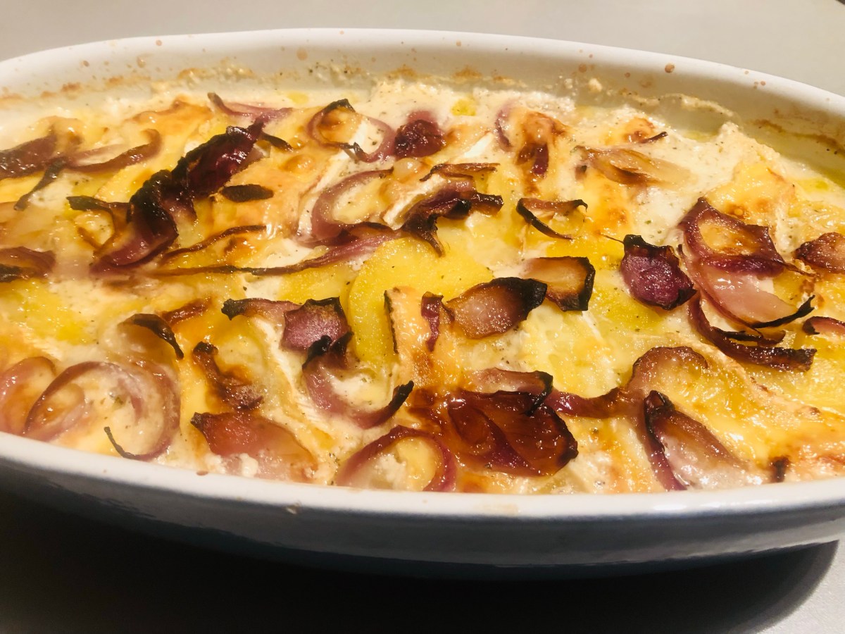 Erdäpfel-Brie-Gratin