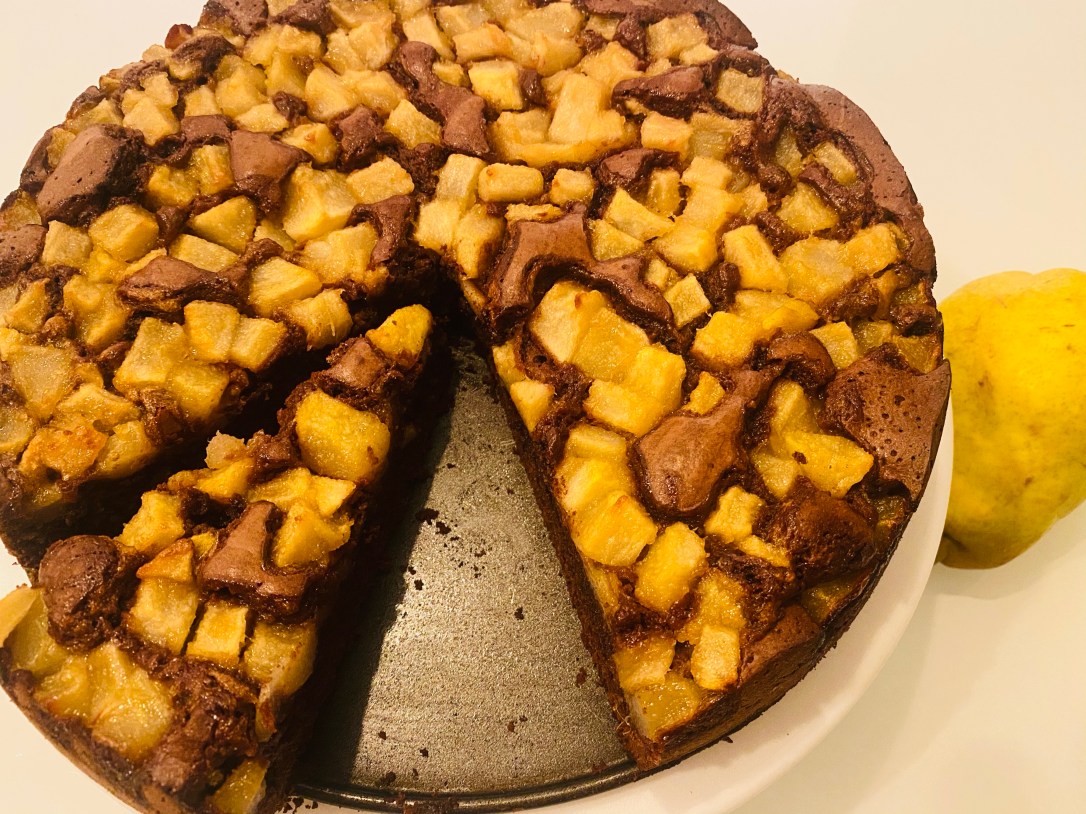 Schoko Birnen Kuchen