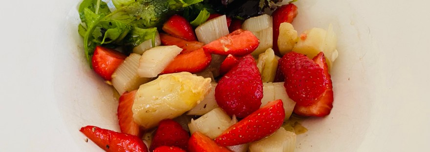 Spargel Erdbeer Salat