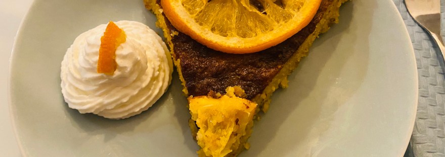 Torta di polenta e arancia