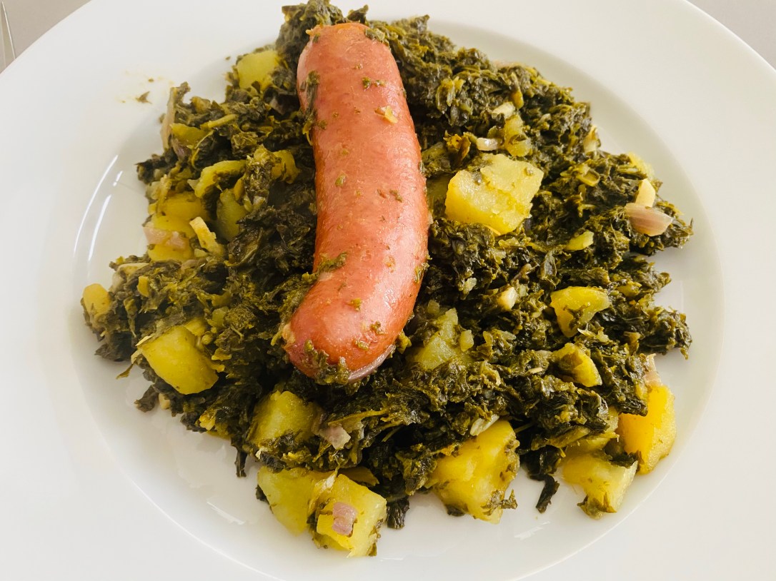 Norbert´s Grünkohl – optional mit Mettwurst