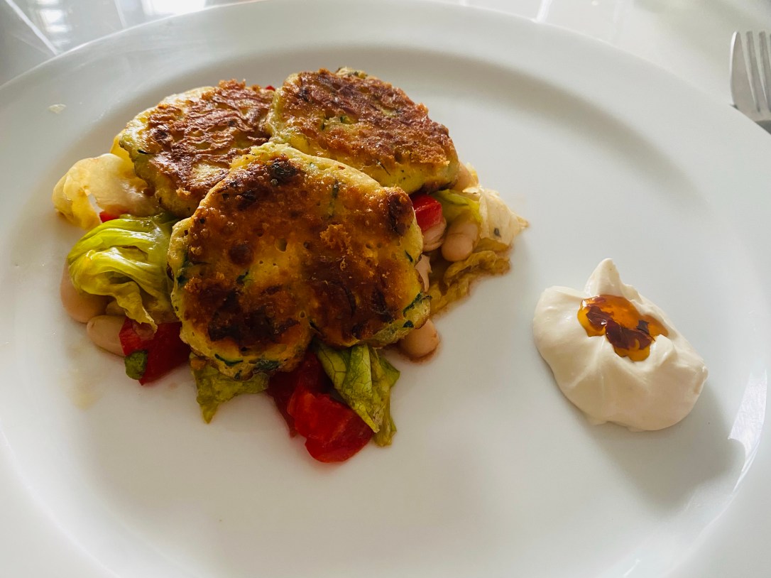 Zucchini-Parmesan-Puffer